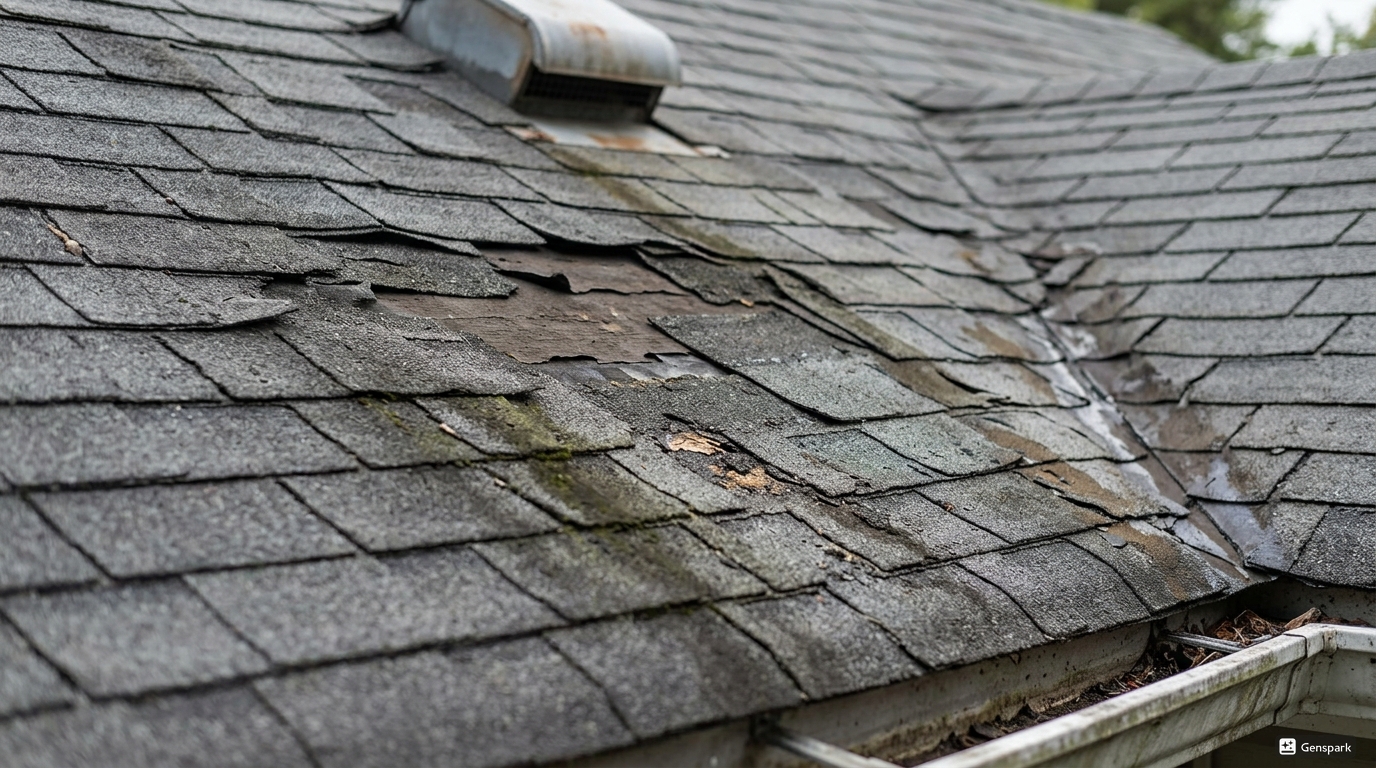 Roof repair service fixing leaks and shingles
